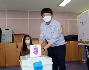[사전투표] 이준석 계양서 투표 