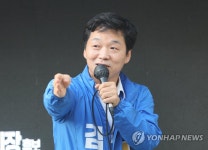 배국환 후보 지원유세 나선 김병관