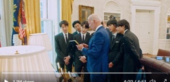 바이든 미국 대통령, 트위터에 BTS 백악관 영상 2탄 공개