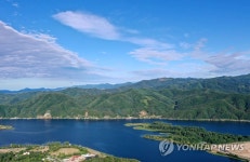 맑게 갠 춘천 하늘
