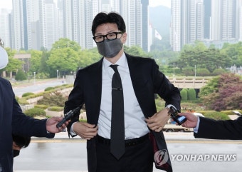 한동훈 장관 출근길 도어스테핑