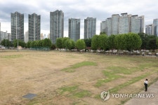 야구장으로 사용했던 용산공원 부지