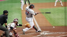 선취타점 올리는 kt 박병호