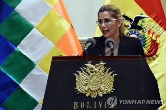 볼리비아 아녜스 전 임시 대통령, '쿠데타' 혐의 징역 10년형
