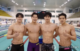 김우민, 박태환 이후 첫 자유형400ｍ 결승…男계영 400ｍ 한국新(종합)