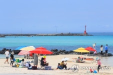 에메랄드빛 제주 바다에서 즐기는 여름