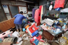 서산 기록적 폭우에 가옥 침수