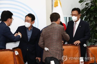 국민의힘 중진의원 현안간담회