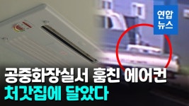 [영상] 남다른 처가 사랑?…공중화장실 에어컨 훔친 공무원의 황당 해명