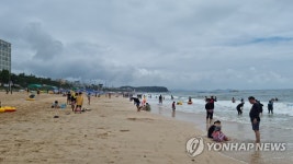보령 대천해수욕장 피서 인파