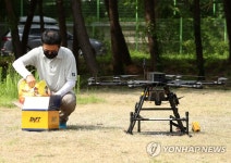 피서지 치킨 배달은 드론으로