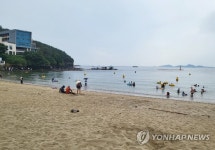 한여름 격포해수욕장