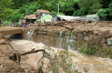산사태로 아수라장 된 횡성 청일면 속실리
