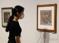 이중섭 물놀이 하는 아이들 이건희컬렉션 통해 첫 공개