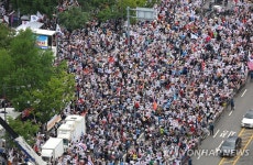 광복절 도심 집회