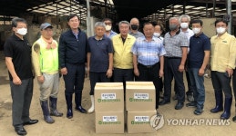 농협 축산경제대표이사, 충청지역 호우피해 축산농가 방문