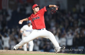 롯데 이민석 153 역투