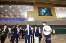 광주 북구, 신축 종합체육관 현장점검