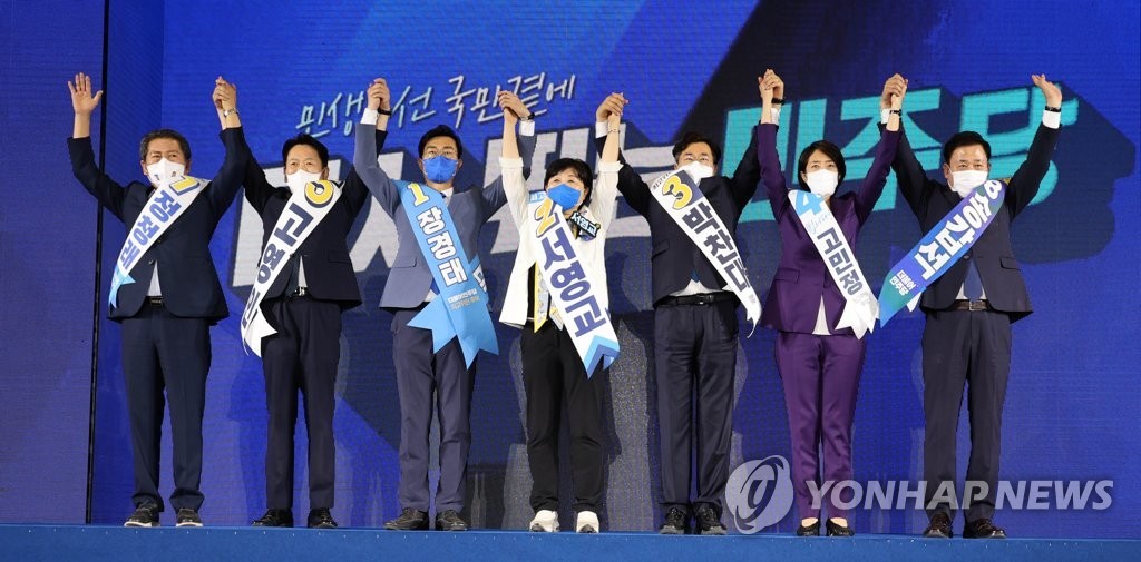 민주당, 이재명 수호 강조하며 최고위원 후보 5인 선출