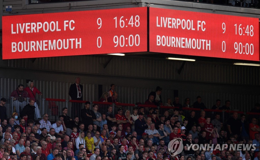 리버풀, 새 시즌 개막전에서 본머스에 4-2 승리!
