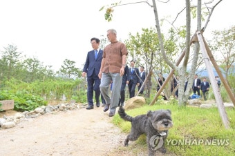 이재명 대표와 함께 걷는 문재인 전 대통령