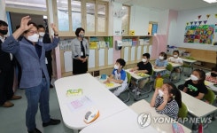 조희연 서울시교육감, 우신초등학교 현장 방문