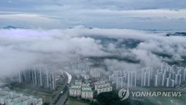 구름 내리깔린 춘천