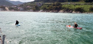 태풍 오는데 바다서 레저 즐긴 30대 2명 적발