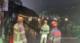 안전순찰 나선 소방관들