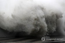 마린시티 덮쳤던 파도