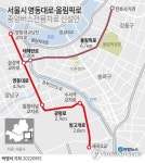[그래픽] 서울시 영동대로·올림픽로 중앙버스전용차로 신설안