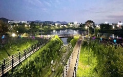 [진천소식] 충북혁신도시 양지소하천 산책로 조성 완료