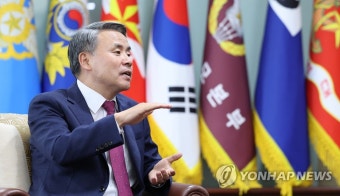 이종섭 국방장관, 연합뉴스와 인터뷰