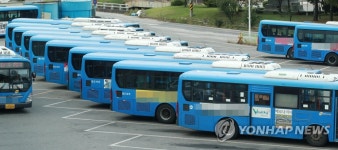 업체 경영난에 멈춰선 원주 시내버스