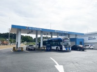 충주 수소버스충전소 준공…내달 수소 시내버스 8대 운행