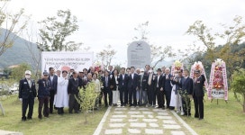경남 고성군서 처음 대한독립 만세 나온 국천사장 기념비 제막