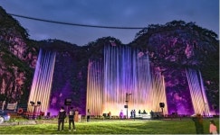 원주 간현관광지 야간코스 나오라쇼 10월 한 달 무료 관람