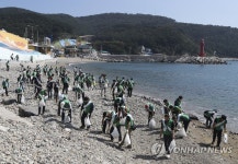 HJ중공업, 태풍 피해 부산 영도 해변·봉래산 환경정화