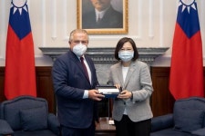 대만 총통, 독일 의원단 면담…민주국가 단결로 자유 수호