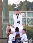 지상작전사령부 1군단 태권도 시범단 격파시범