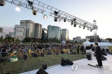 송현동 광장 개방, 축사하는 오세훈 시장