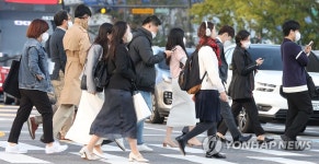 쌀쌀한 출근길