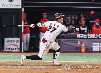 배정대 '싹쓸이 2루타'