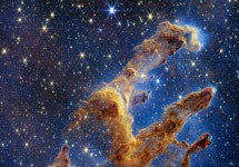 우주 명소 창조의 기둥 웹망원경으로 보니 별밭