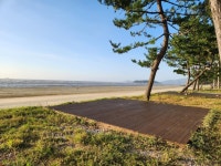 소나무 숲속에서의 휴식…고창 국민여가캠핑장 시범운영