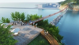 부산 암남공원과 바위섬 두도 연결하는 출렁다리 추진