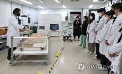 국보 영주 부석사 조사당 벽화 보존처리 공개 현장