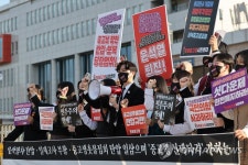 중·고등학생들, 윤석열 정권 퇴진 촉구 시국선언