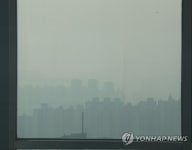 미세먼지에 갇힌 도심