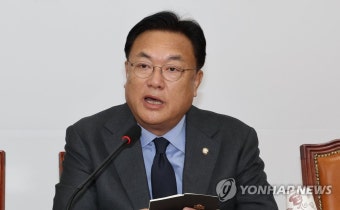 발언하는 정진석 비상대책위원장